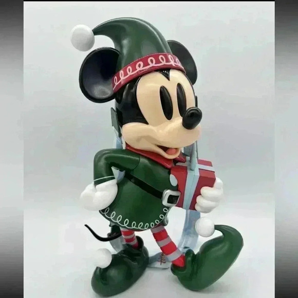 New Disney Parks 2024 Christmas Elf Mickey Mouse Popcorn Bucket New - Picture 1 of 2